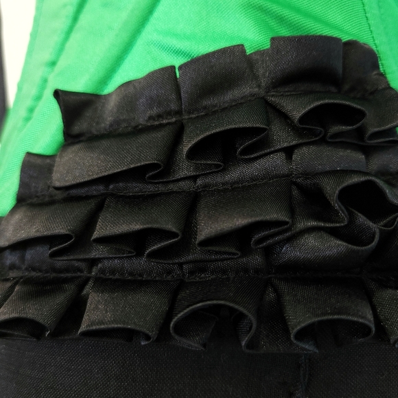 Vintage Y2K Dark Academia Romance Lingerie Ruffle Lace Up Corset - Picture 7 of 9